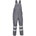 Obrázek z Cerva BADAJOZ RFLX Pracovní kalhoty s laclem šedé 