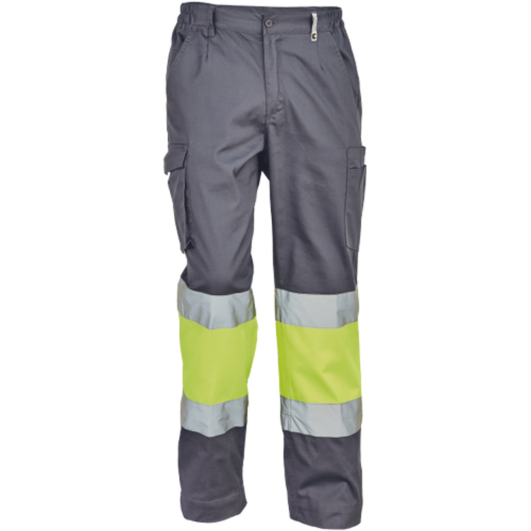 Obrázek z Cerva BILBAO HV Pracovní kalhoty šedo / žluté 