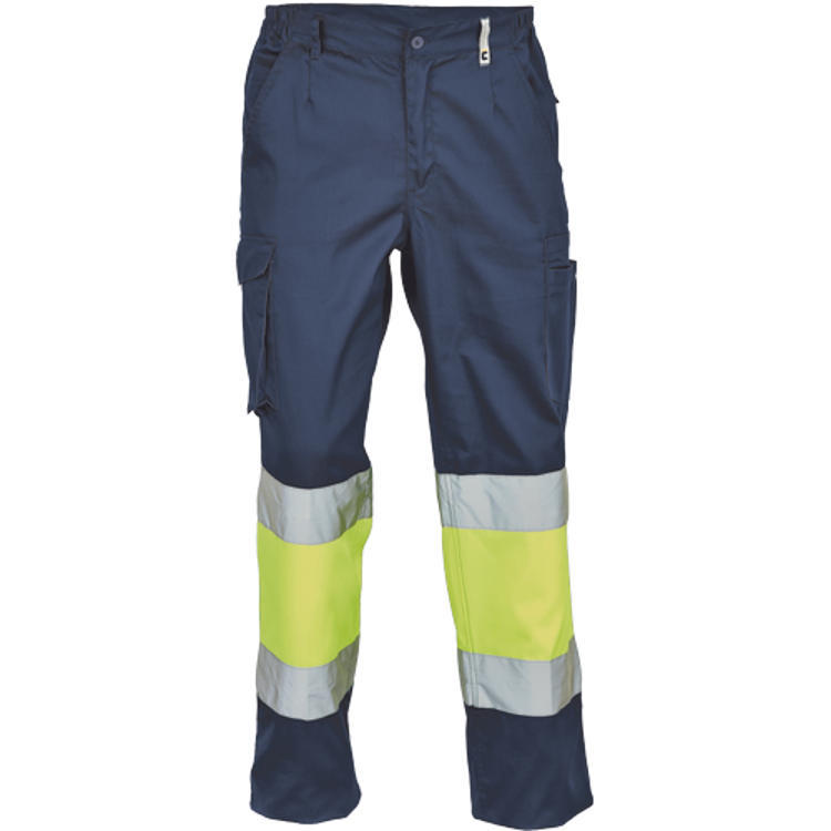 Obrázek z Cerva BILBAO HV Pracovní kalhoty navy / žluté 