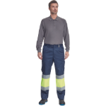 Obrázek z Cerva BILBAO HV Pracovní kalhoty navy / žluté 