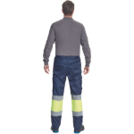 Obrázek z Cerva BILBAO HV Pracovní kalhoty navy / žluté 