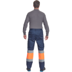 Obrázek z Cerva BILBAO HV Pracovní kalhoty navy / oranžové 