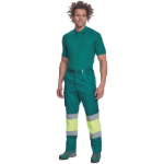 Obrázek z Cerva BILBAO HV Pracovní kalhoty zelené / žluté 