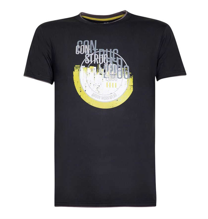 Obrázek z ARDON®4TECH Constructed Pracovní tričko černé 180 g/m² 