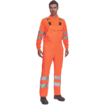 Obrázek z Cerva GANDIA HV Pracovní kalhoty s laclem oranžové 