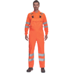 Obrázek z Cerva GANDIA HV Pracovní kalhoty s laclem oranžové 