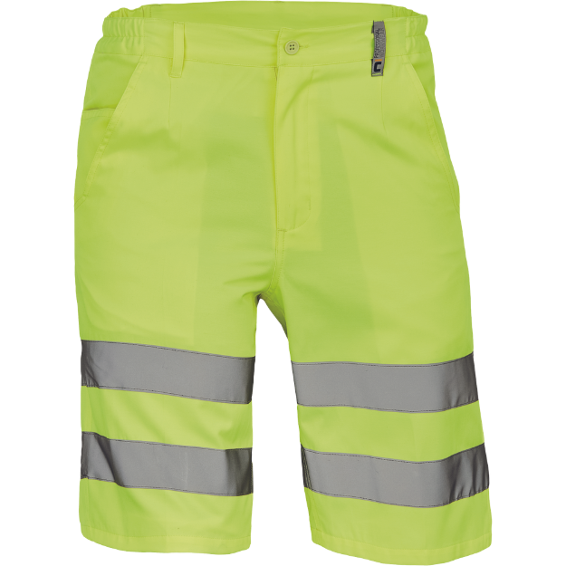Obrázek z Cerva FERROL HV Pracovní šortky žluté 