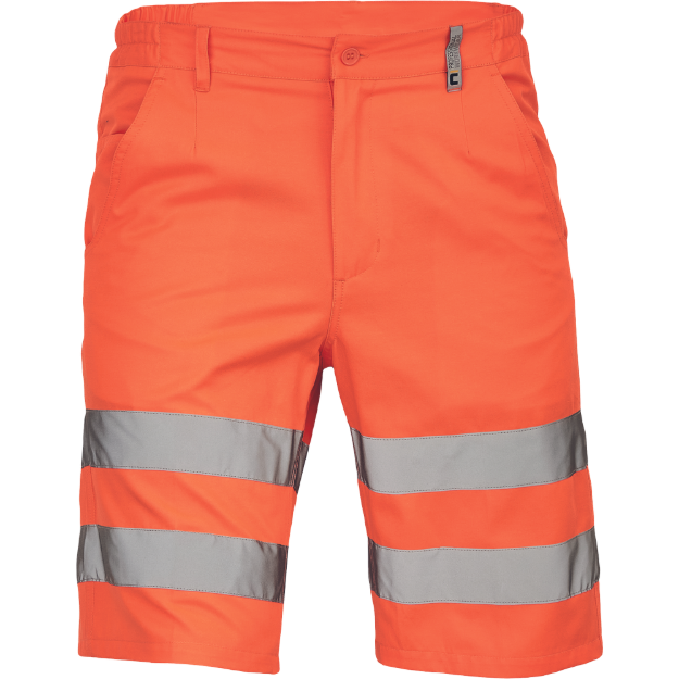 Obrázek z Cerva FERROL HV Pracovní šortky oranžové 