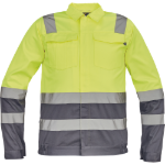 Obrázek z Cerva VALENCIA HV Pracovní bunda žluto / šedá 