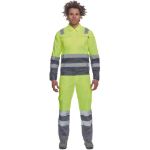 Obrázek z Cerva VALENCIA HV Pracovní bunda žluto / šedá 