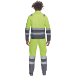 Obrázek z Cerva VALENCIA HV Pracovní bunda žluto / šedá 