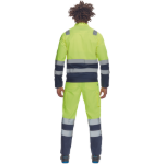 Obrázek z Cerva VALENCIA HV Pracovní bunda žlutá / navy 