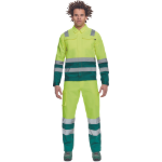 Obrázek z Cerva VALENCIA HV Pracovní bunda žlutá / zelená 