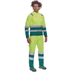 Obrázek z Cerva VALENCIA HV Pracovní bunda žlutá / zelená 