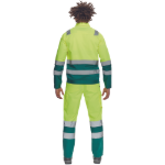 Obrázek z Cerva VALENCIA HV Pracovní bunda žlutá / zelená 