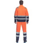 Obrázek z Cerva VALENCIA HV Pracovní bunda oranžová / navy 