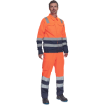 Obrázek z Cerva VALENCIA HV Pracovní bunda oranžová / navy 