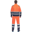 Obrázek z Cerva BURGOS HV Pracovní kalhoty do pasu oranžové / navy 
