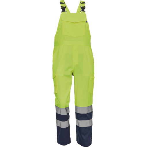 Obrázek z Cerva LORCA HV Pracovní kalhoty s laclem žluté / navy 