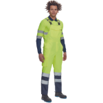 Obrázek z Cerva LORCA HV Pracovní kalhoty s laclem žluté / navy 