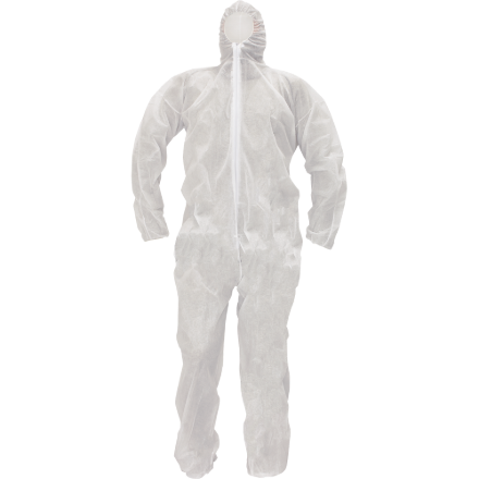 Obrázek FF MARX BE-07-001 overal bílá Ochranná kombinéza s kapucí