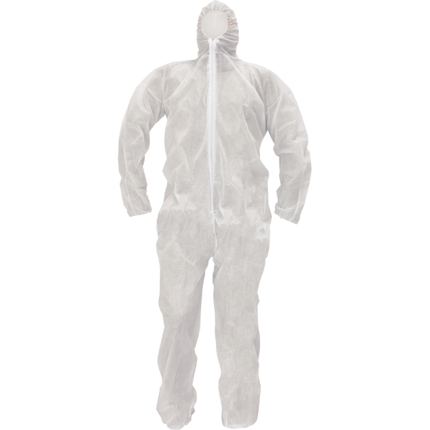 Obrázek z FF MARX BE-07-001 overal bílá Ochranná kombinéza s kapucí 