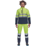 Obrázek z Cerva GRANADA HV Pánská softshellová bunda žlutá / navy 