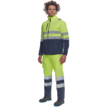 Obrázek z Cerva GRANADA HV Pánská softshellová bunda žlutá / navy 