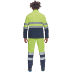 Obrázek z Cerva GRANADA HV Pánská softshellová bunda žlutá / navy 