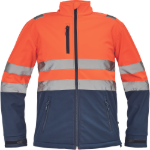 Obrázek z Cerva GRANADA HV Pánská softshellová bunda oranžová / navy 