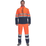 Obrázek z Cerva GRANADA HV Pánská softshellová bunda oranžová / navy 