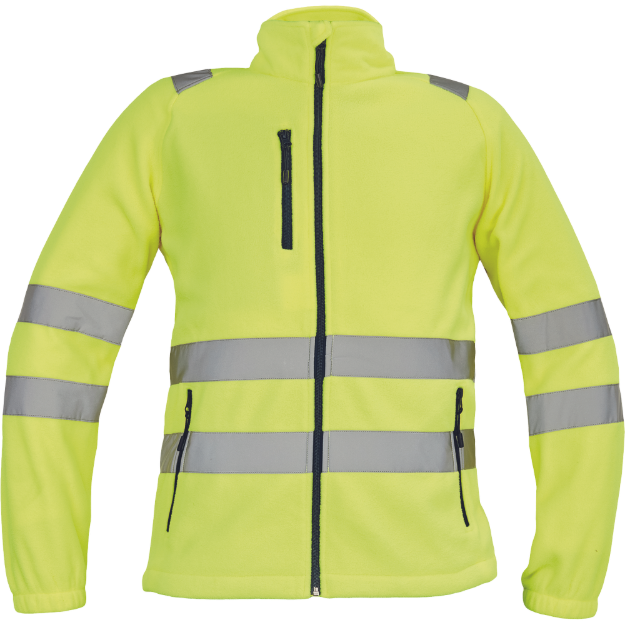 Obrázek z Cerva ALMERIA HV Pánská fleecová mikina žlutá 