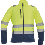 Obrázek z Cerva SEVILLA HV Pánská fleecová mikina žlutá / navy 