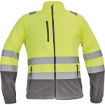 Obrázek z Cerva SEVILLA HV Pánská fleecová mikina žlutá / šedá 