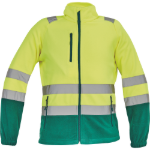 Obrázek z Cerva SEVILLA HV Pánská fleecová mikina žlutá / zelená 