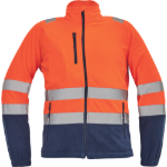 Obrázek z Cerva SEVILLA HV Pánská fleecová mikina oranžová / navy 