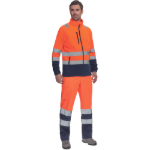 Obrázek z Cerva SEVILLA HV Pánská fleecová mikina oranžová / navy 