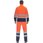 Obrázek z Cerva SEVILLA HV Pánská fleecová mikina oranžová / navy 