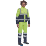 Obrázek z Cerva HELLIN HV Pánská zimní vesta žlutá / navy 