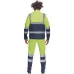 Obrázek z Cerva HELLIN HV Pánská zimní vesta žlutá / navy 