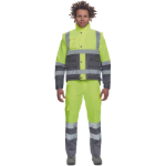 Obrázek z Cerva HELLIN HV Pánská zimní vesta žlutá / šedá 