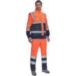 Obrázek z Cerva HELLIN HV Pánská zimní vesta oranžová / navy 