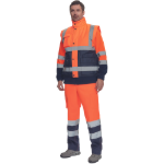 Obrázek z Cerva HELLIN HV Pánská zimní vesta oranžová / navy 