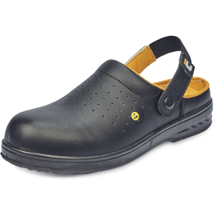 Obrázek Cerva RAVEN BLK MF ESD SB SRC Pracovní pantofle