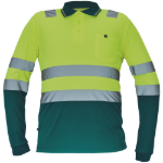 Obrázek z Cerva LEON HV Pánská polokošile žlutá / zelená 