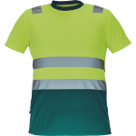 Obrázek z Cerva MONZON HV Pánské tričko žluté / zelené 