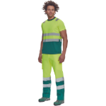 Obrázek z Cerva MONZON HV Pánské tričko žluté / zelené 