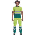 Obrázek z Cerva MONZON HV Pánské tričko žluté / zelené 