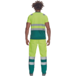 Obrázek z Cerva MONZON HV Pánské tričko žluté / zelené 