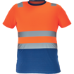 Obrázek z Cerva MONZON HV Pánské tričko oranžové / navy 